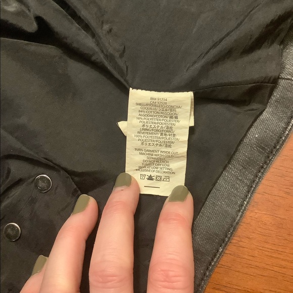 Armani Exchange Grey/Black Denim Vest Sz M EUC - Picture 9 of 9